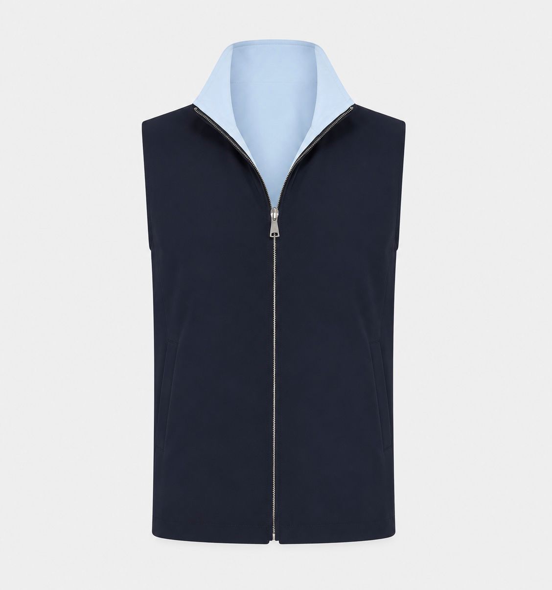 Reversible Gilet (Dark Blue/Baby Blue)