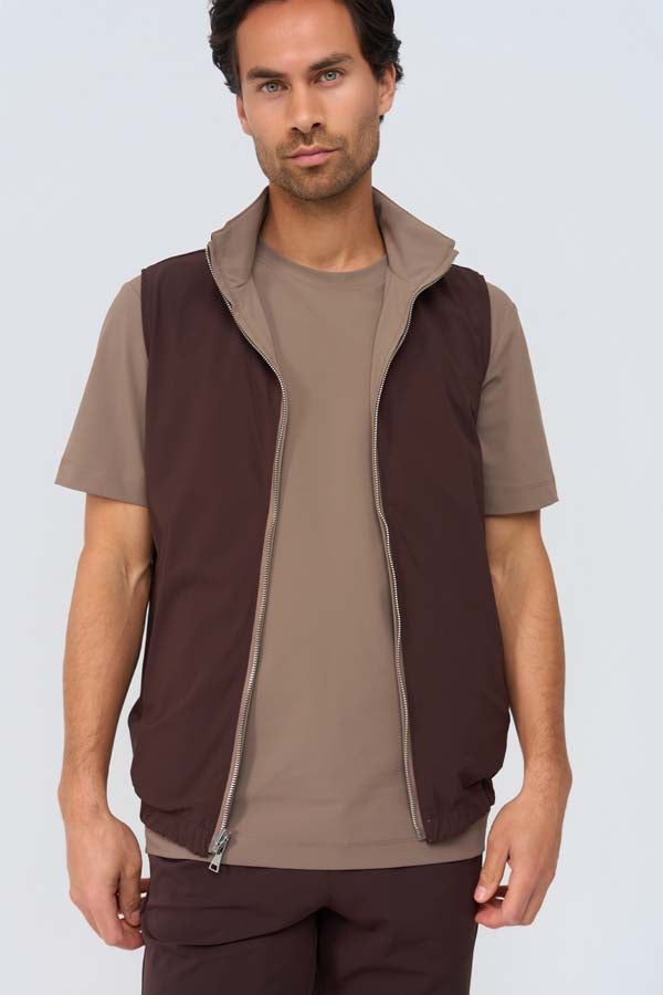 Reversible Gilet (Espresso/Falcon)