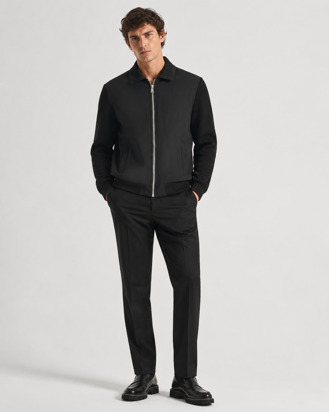 MW Milano Hybrid Jacket - Black